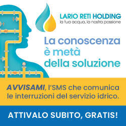 Lario Reti Holding: campagna di comunicazione “Avvisami” Lario Reti Holding: campagna di comunicazione “Avvisami”